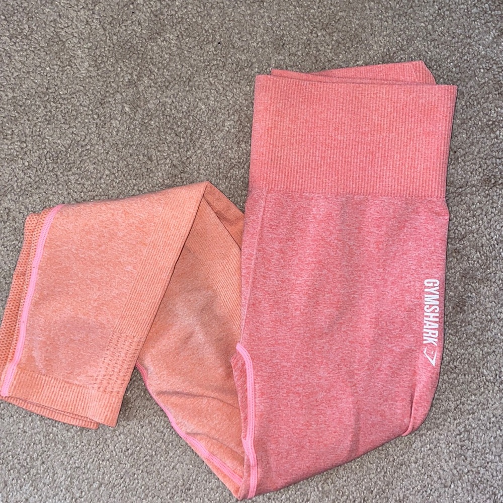 Gymshark coral ombré leggings